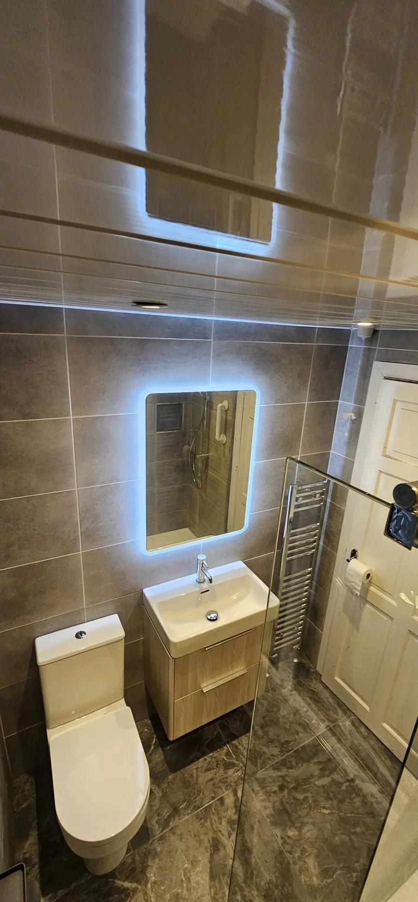 Completed bathroom renovation serving Templepatrick