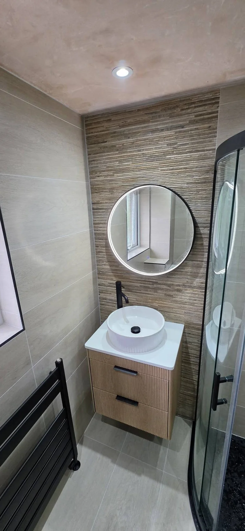 Completed bathroom photograph 1 of Compact Bathroom Transformation