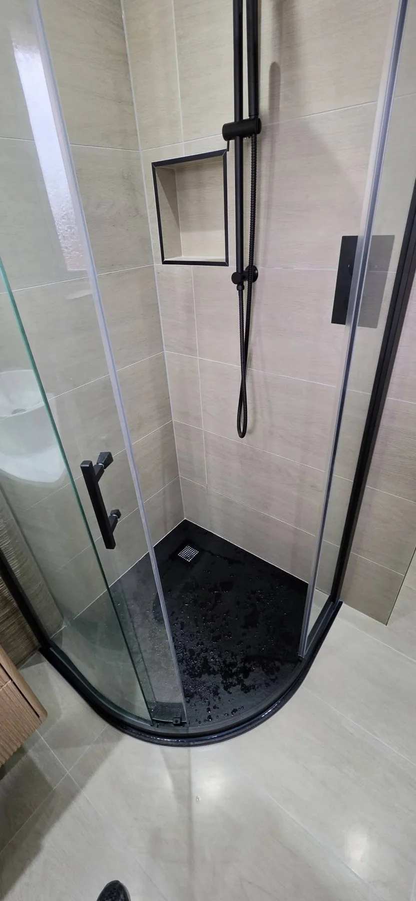 Completed bathroom photograph 6 of Compact Bathroom Transformation